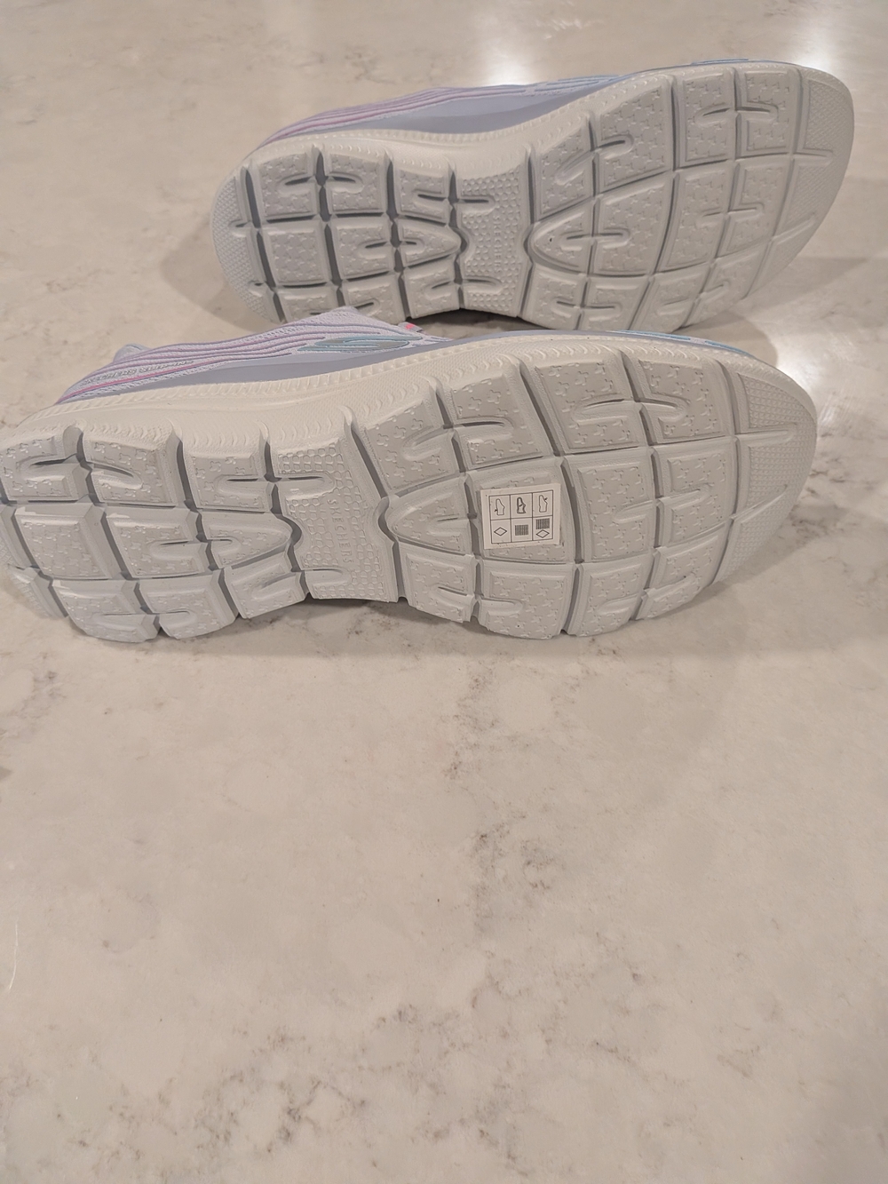 Skechers Unisex Light Blue Slip-On Athletic Sneakers Size 11 New No Box - Picture 5 of 5